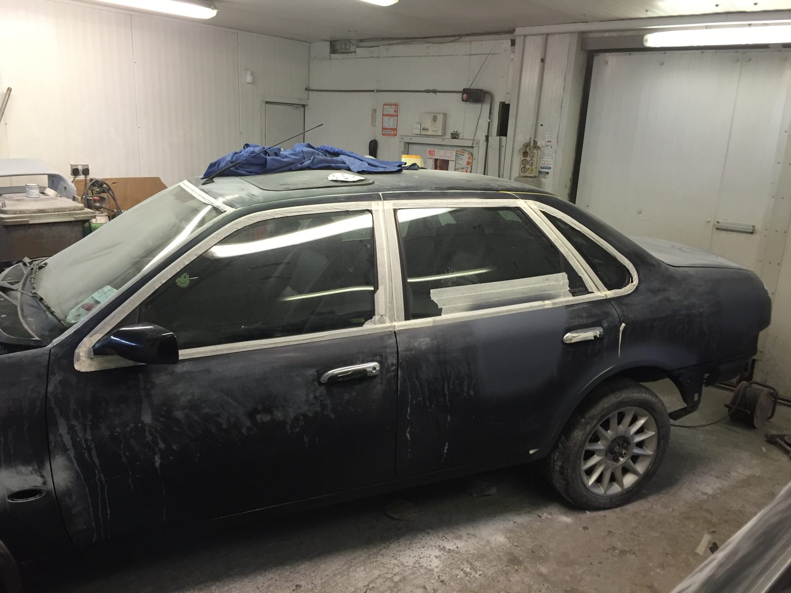 Another side view of the shell in primer